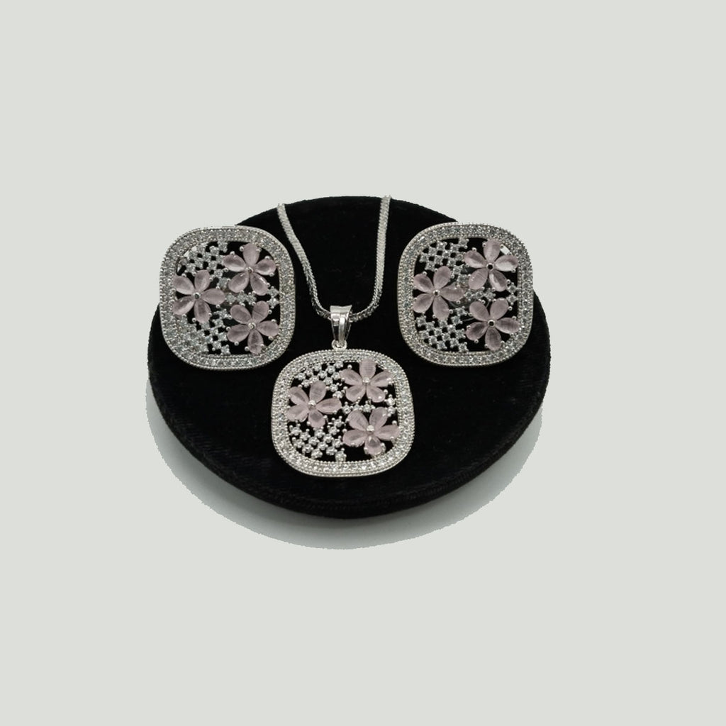 Bestselling American Diamond Locket Set – Must-Have Jewelry