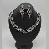 Classy American Diamond Set – Brass Crafted Elegance