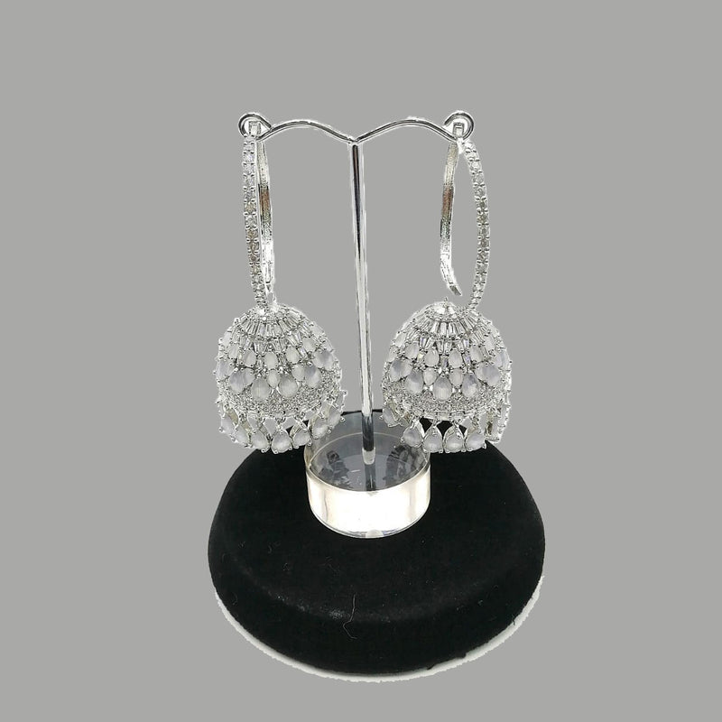 Designer Tear-Drop Stonework Jhumka Earrings – Premium Statement Wear
