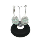 Designer Tear-Drop Stonework Jhumka Earrings – Premium Statement Wear