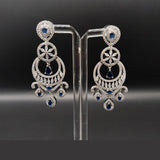 Women's Zircon Earrings – Silver & Gold Tone – Rs. 2650
