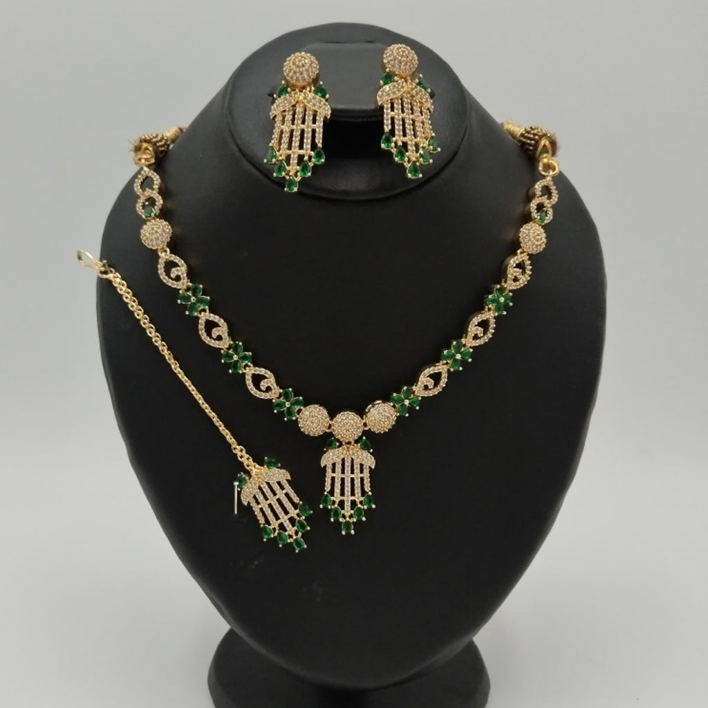 Sparkling American Diamond Jewelry – Ethnic Charm for Women