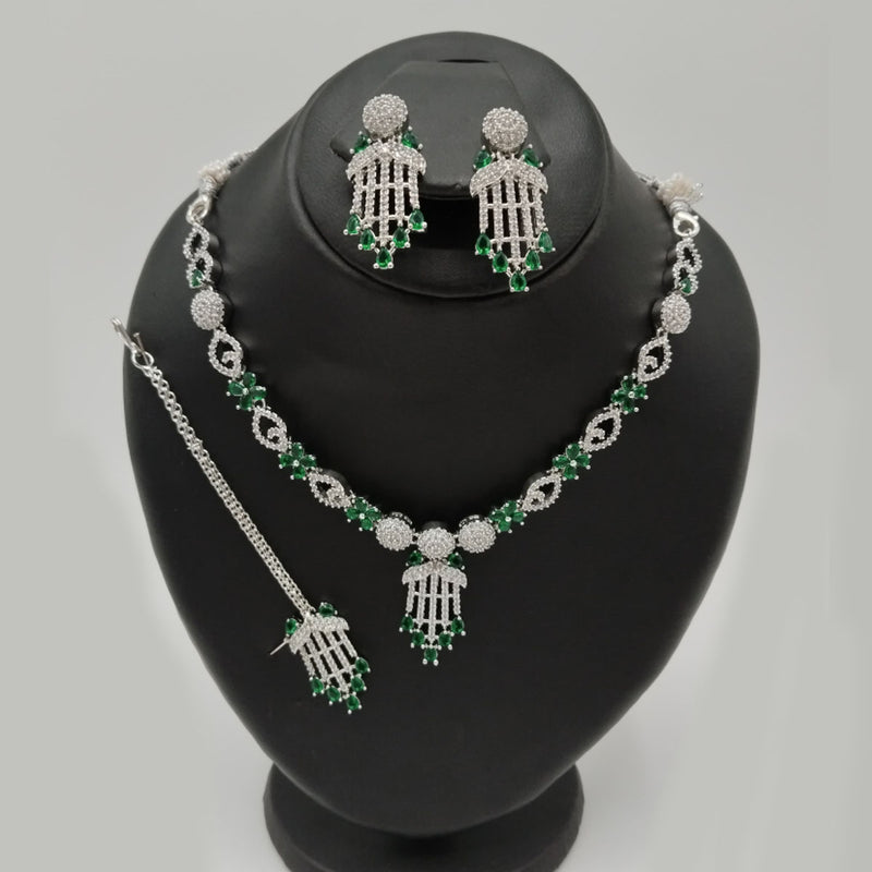 Sparkling American Diamond Jewelry – Ethnic Charm for Women