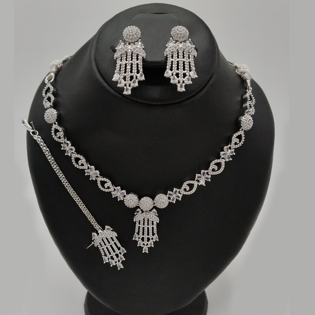 Sparkling American Diamond Jewelry – Ethnic Charm for Women