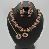 Premium Look American Diamond Set - Modern Ethnic Jewelry