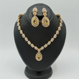 Statement American Diamond Necklace – Glamorous Party Jewelry