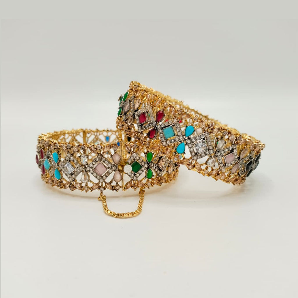 Antique Gold Plated Bangles