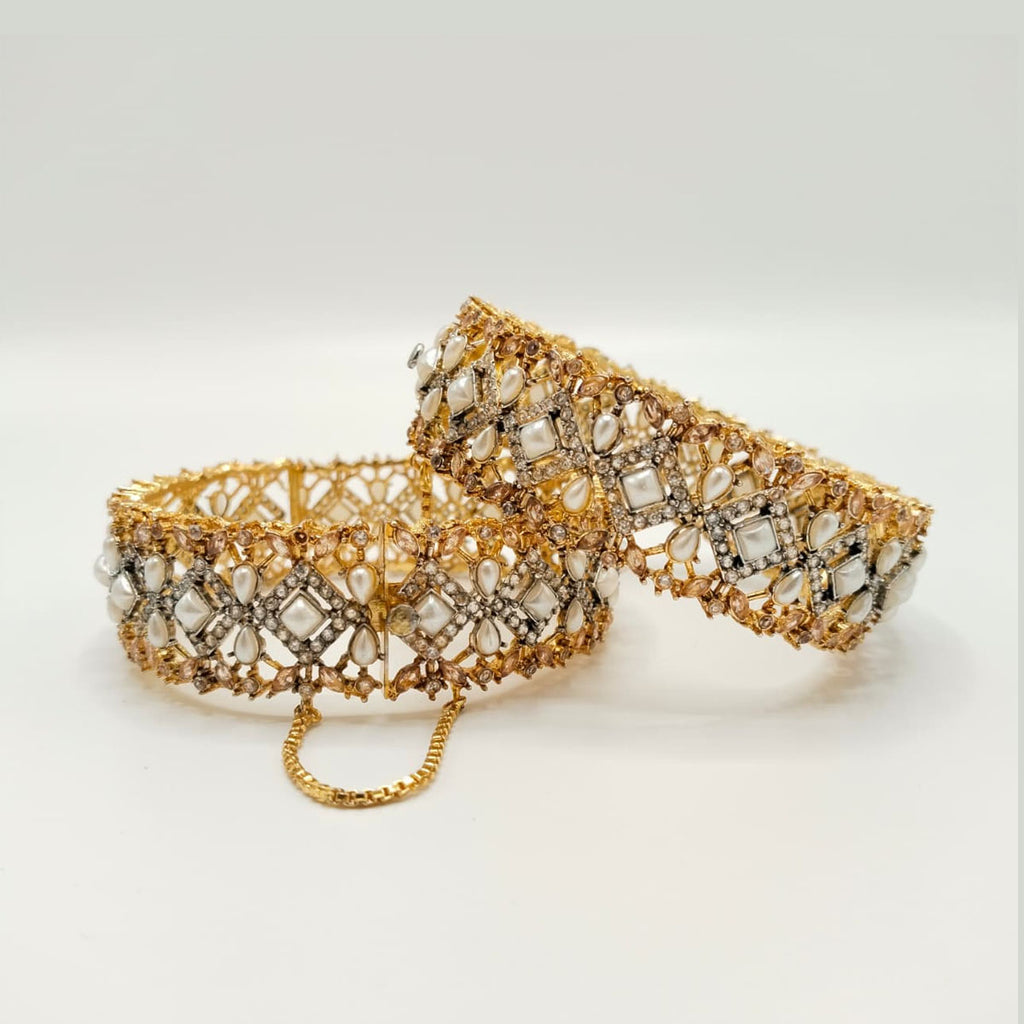 Antique Gold Plated Bangles