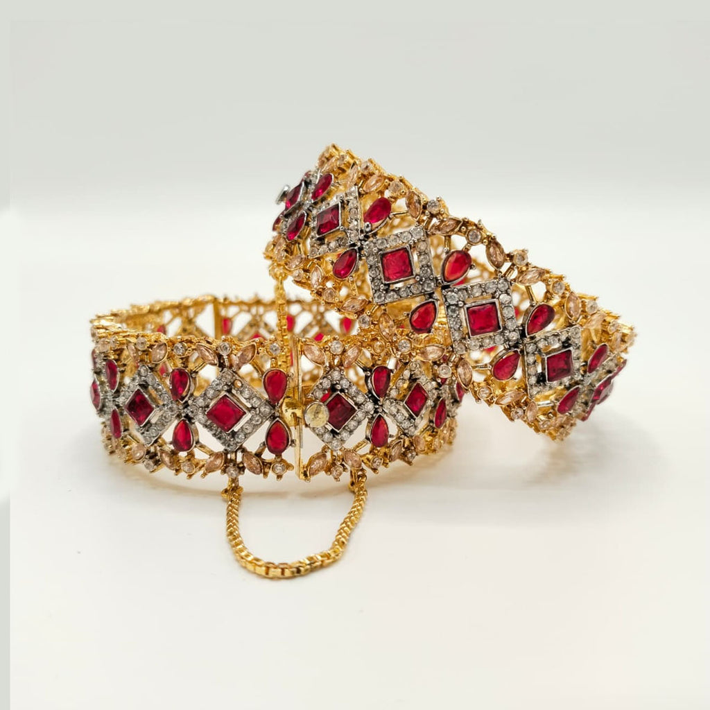Antique Gold Plated Bangles