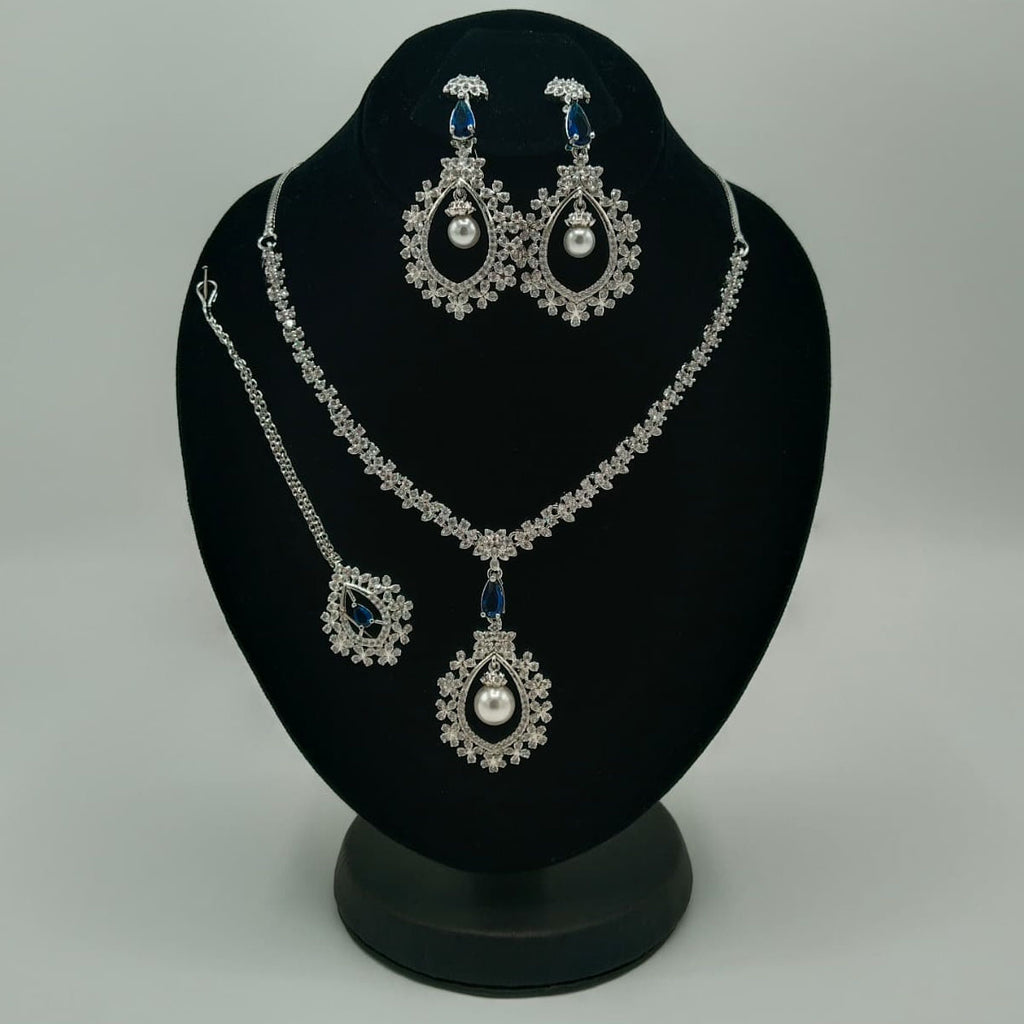 Pearl Drop Necklace Set