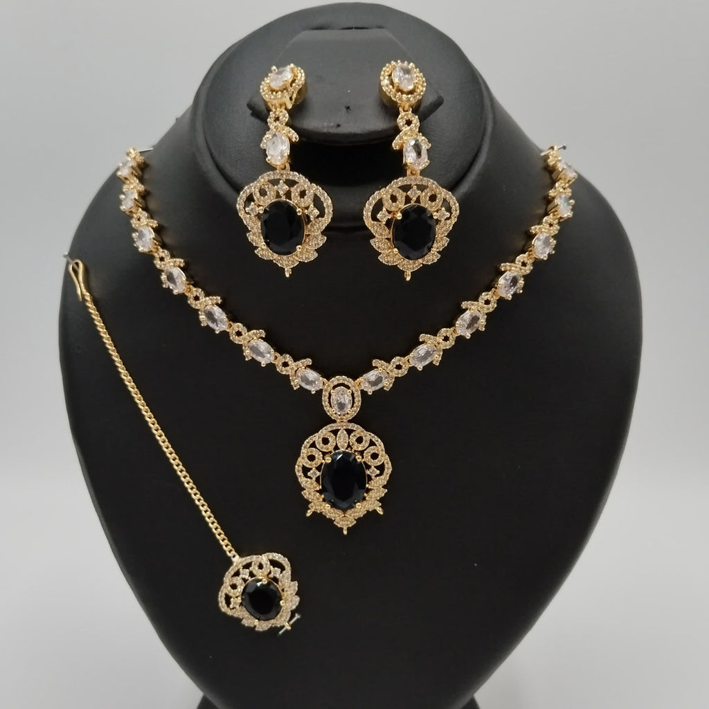 Party Wear American Diamond Jewelry Set – Stunning Shine