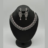 Classy American Diamond Set – Brass Crafted Elegance