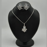 Stylish American Diamond Pendant Set – Daily & Party Wear