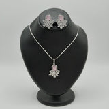 Stylish American Diamond Pendant Set – Daily & Party Wear
