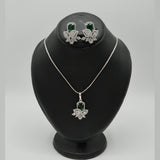 Stylish American Diamond Pendant Set – Daily & Party Wear