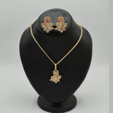 Stylish American Diamond Pendant Set – Daily & Party Wear