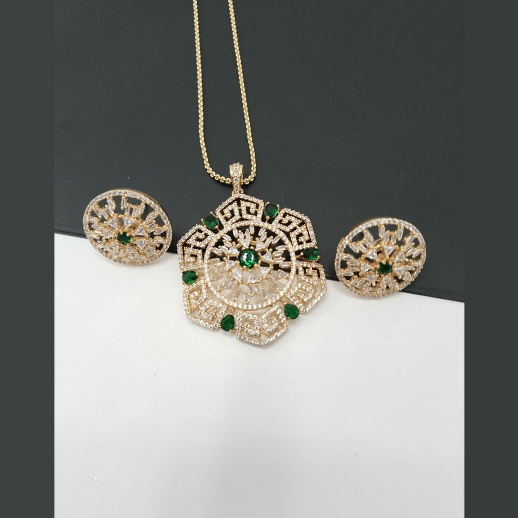 Bestselling American Diamond Locket Set – Must-Have Jewelry