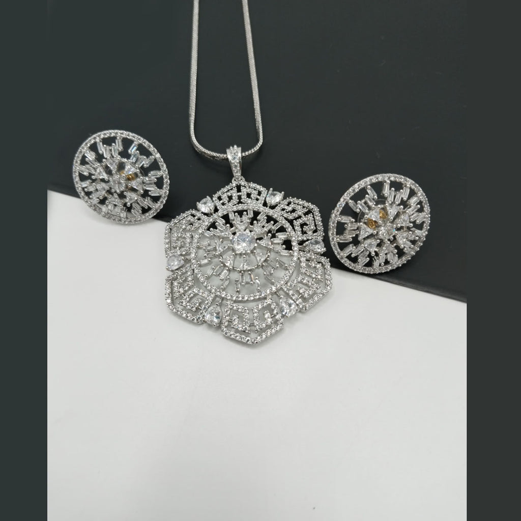 Bestselling American Diamond Locket Set – Must-Have Jewelry