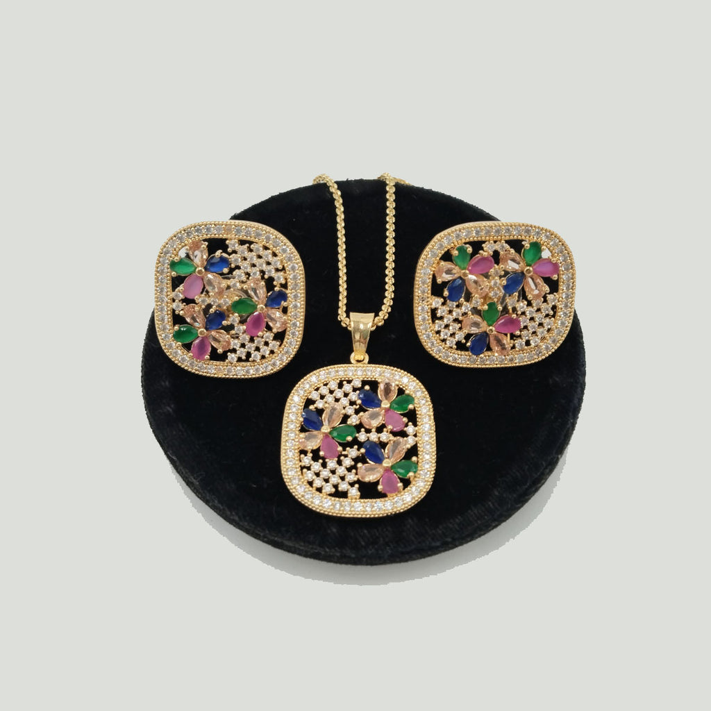 Bestselling American Diamond Locket Set – Must-Have Jewelry