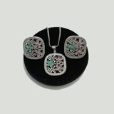 Bestselling American Diamond Locket Set – Must-Have Jewelry