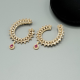 Luxury Jhumka Style Earrings – Gold/Silver Plated CZ Crystal Bridal & Wedding Party Drops