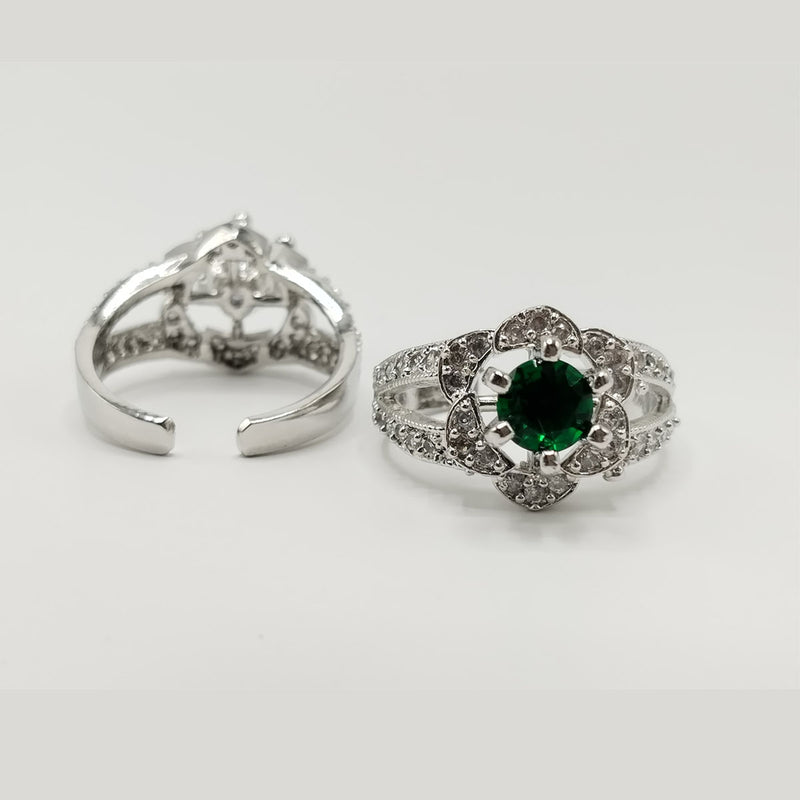 Exclusive American Diamond Ring – Designer Look Jewelry