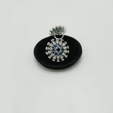 Silver Statement Cocktail Ring with CZ Burst Design – Rs. 1,750