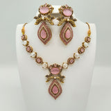 Antique Gold Plated Bridal Jewelry Set