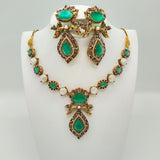 Antique Gold Plated Bridal Jewelry Set