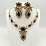 Antique Gold Plated Bridal Jewelry Set