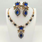 Antique Gold Plated Bridal Jewelry Set