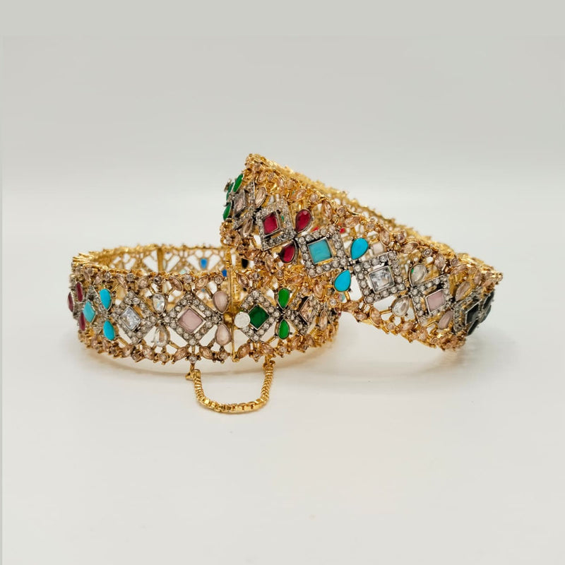 Antique Gold Plated Bangles