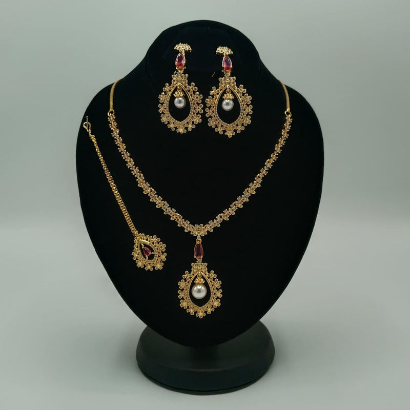 Pearl Drop Necklace Set