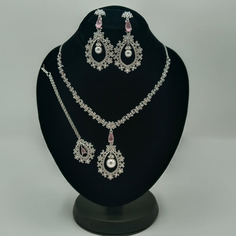 Pearl Drop Necklace Set