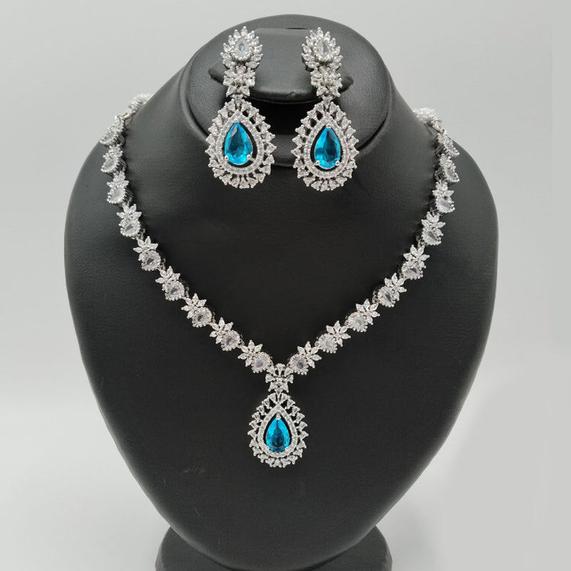 Statement American Diamond Necklace – Glamorous Party Jewelry