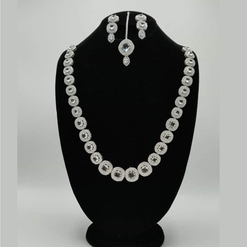 American Diamond Bridal Jewelry Set