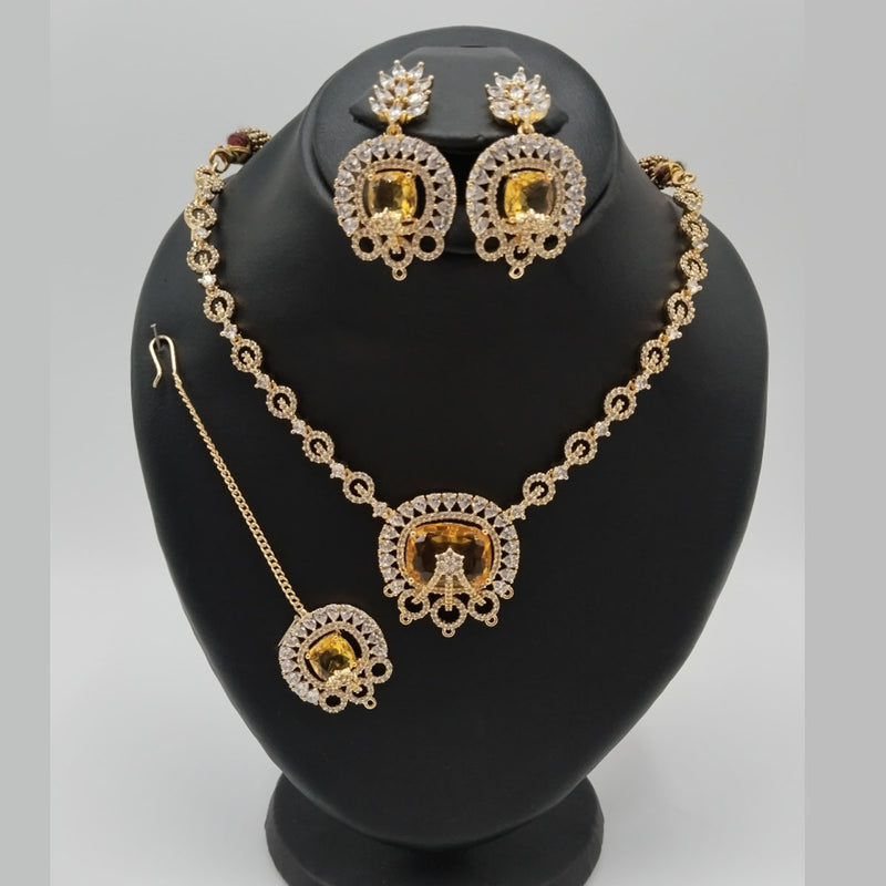 Gorgeous American Diamond Choker Set – Eye-Catching Elegance
