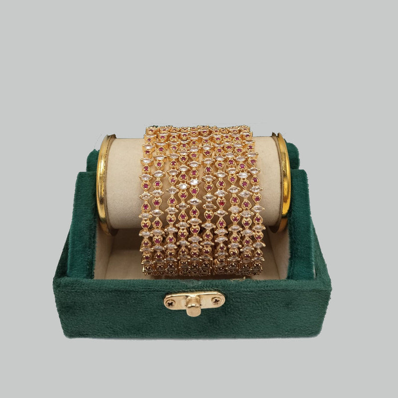 Designer Wedding American Diamond Bangles – Premium Quality