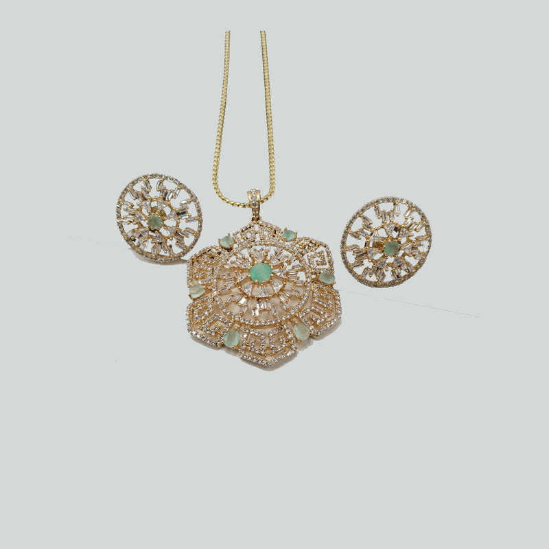 Bestselling American Diamond Locket Set – Must-Have Jewelry