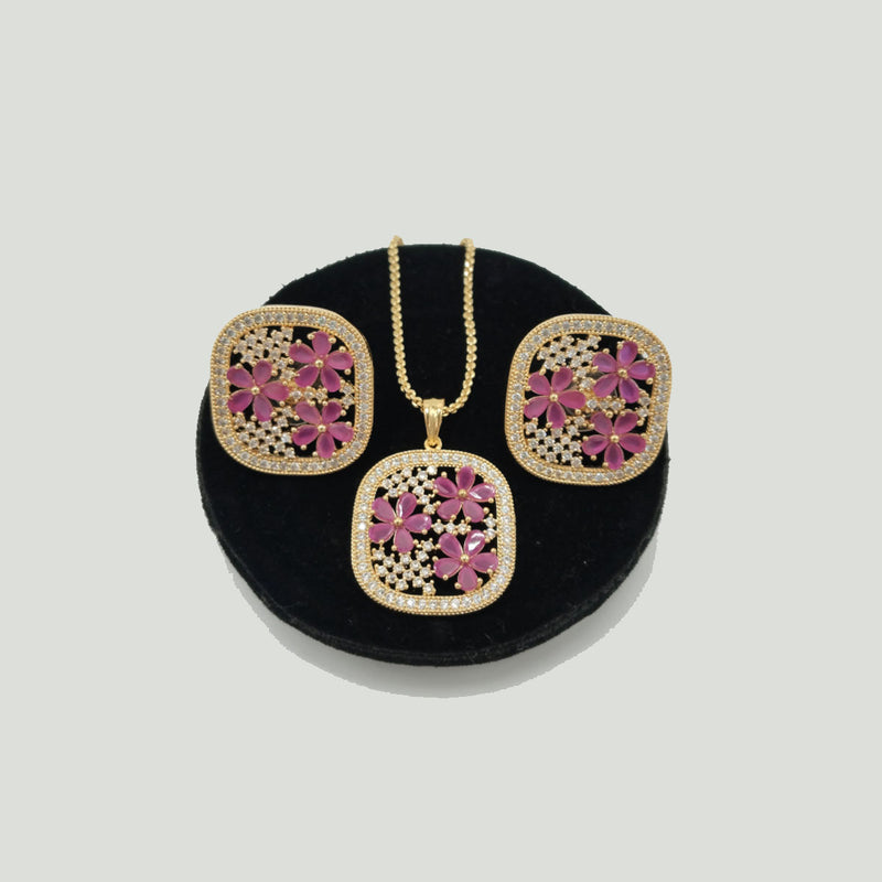 Bestselling American Diamond Locket Set – Must-Have Jewelry