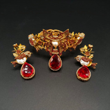 Antique Gold Victorian Bridal Choker Set | Kundan & Pearl Wedding Jewelry | Hafizpk