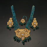 Royal Kundan Mala Set with Maang Tikka & Earrings – Traditional Indian Bridal Jewelry in Multiple Colors